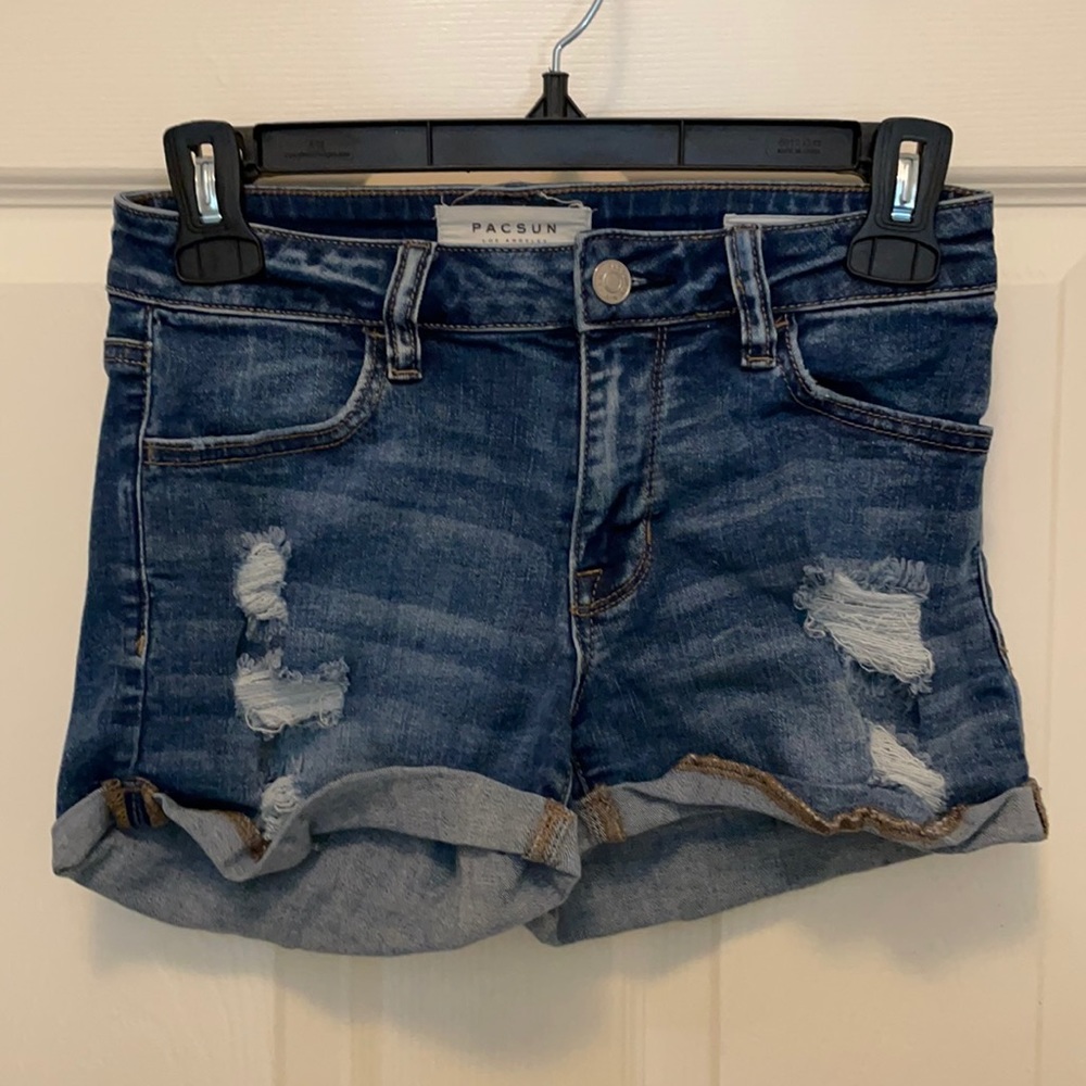 Pacsun Stretch Jean Shorts